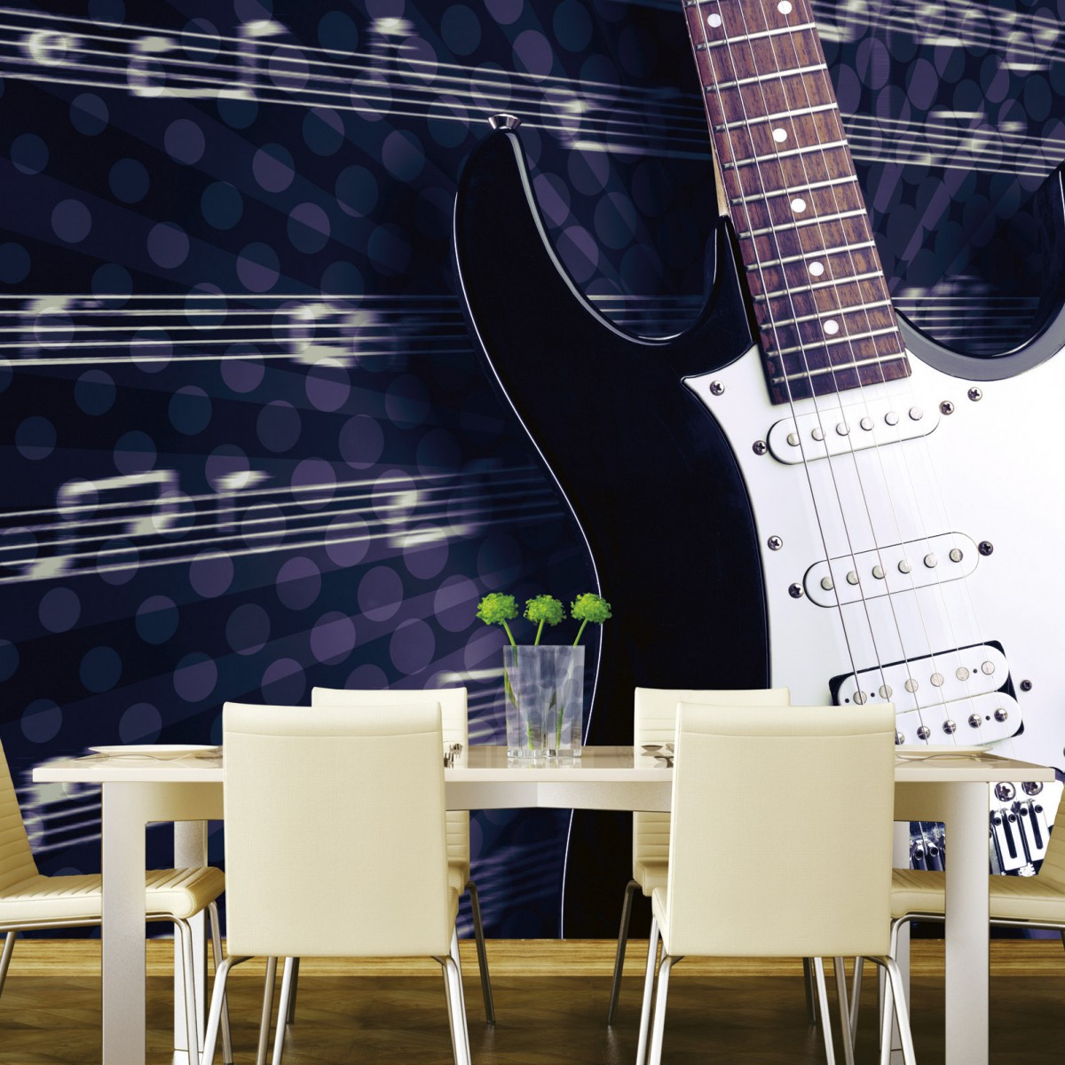 Foto tapet 3D Electric Guitar, Dimex, 5 fâșii, 375 x 250cm