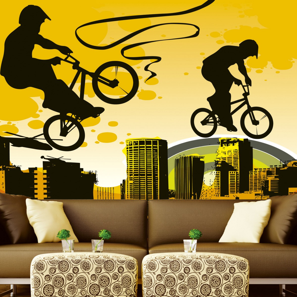 Foto tapet 3D Bicycle, Dimex, 5 fâșii, 375 x 250cm