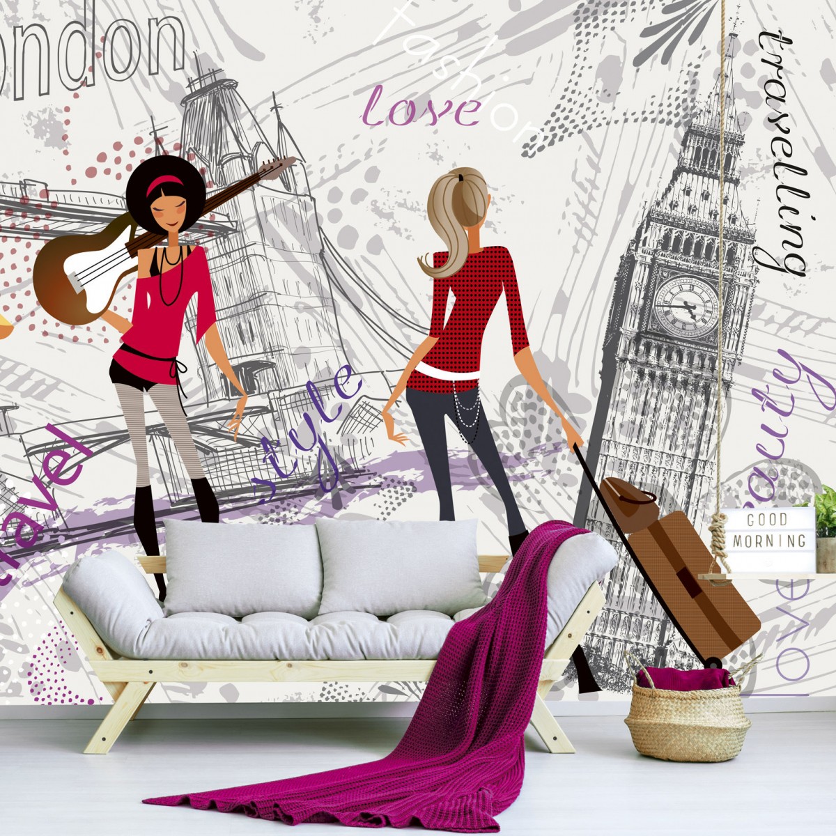 Foto tapet 3D London Style, Dimex, 5 fâșii, 375 x 250cm
