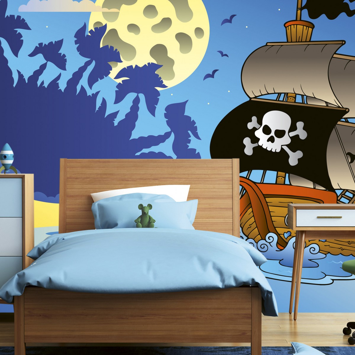 Foto tapet 3D Pirate Ship, Dimex, 5 fâșii, 375 x 250cm