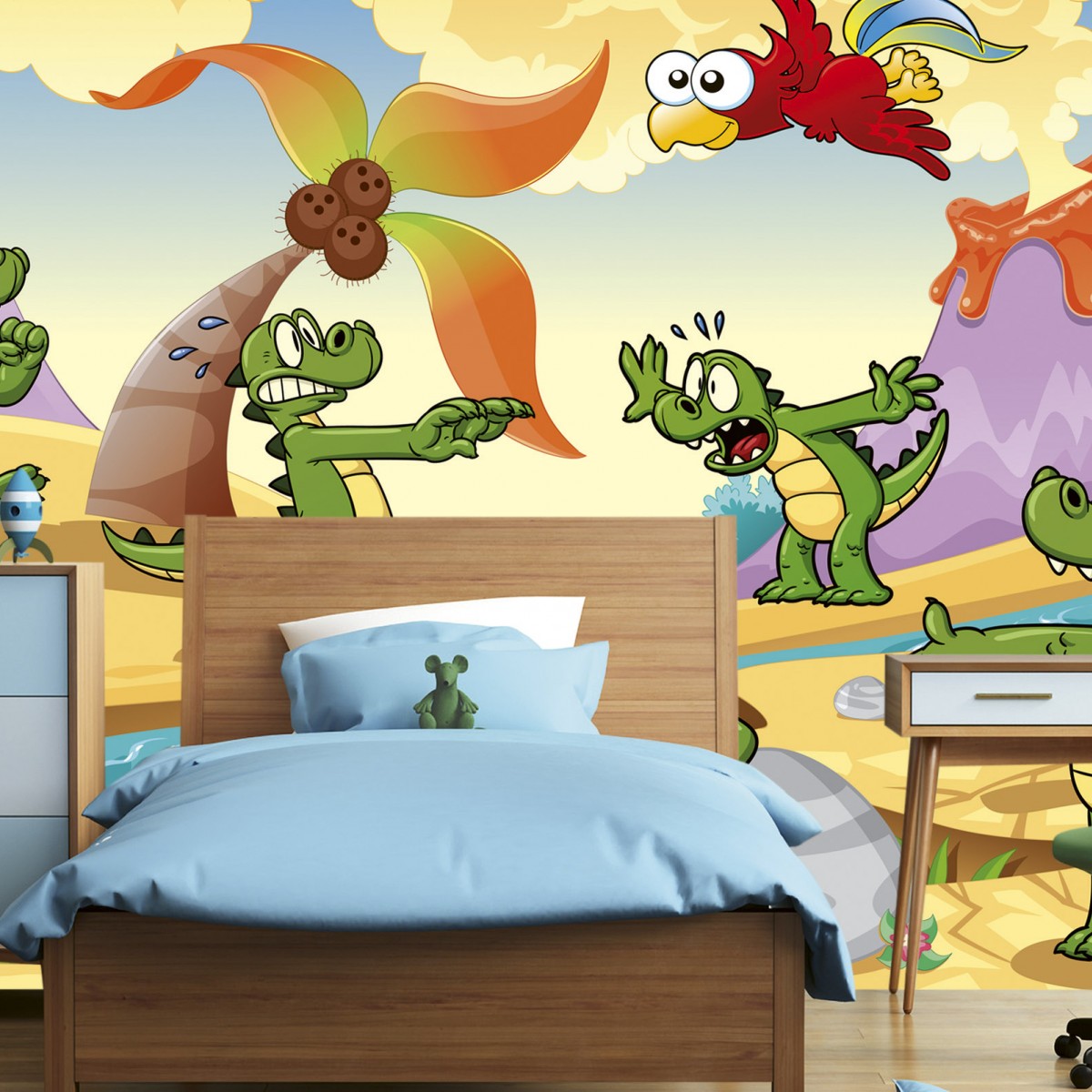 Foto tapet 3D Crocodiles, Dimex, 5 fâșii, 375 x 250cm