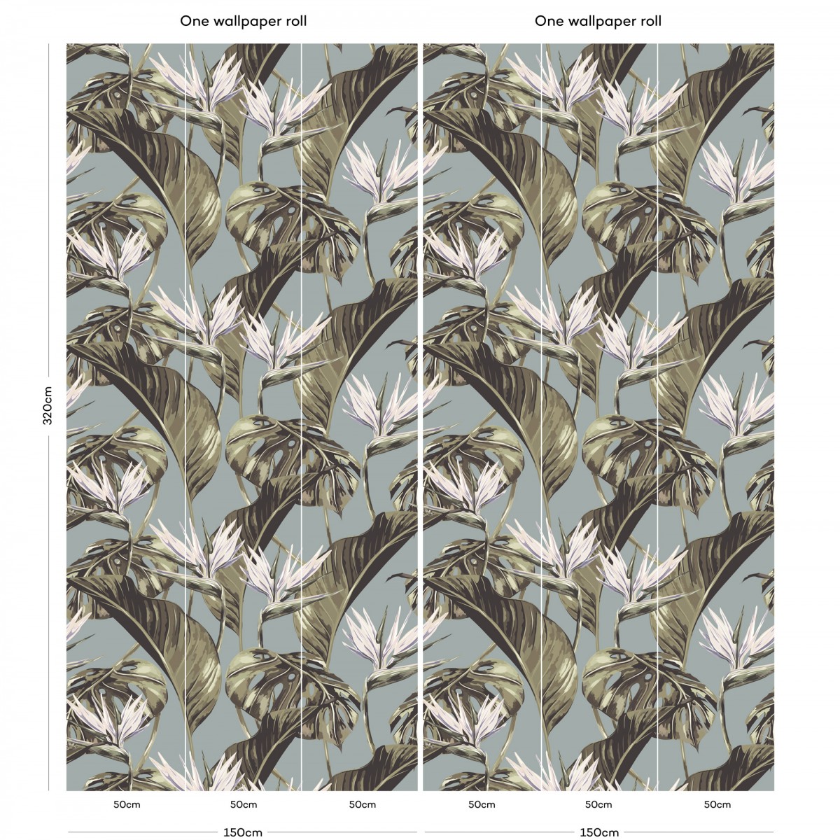Tapet designer Bird of Paradise (Tropical Leaf) - Feathr, Tapet Exclusivist 