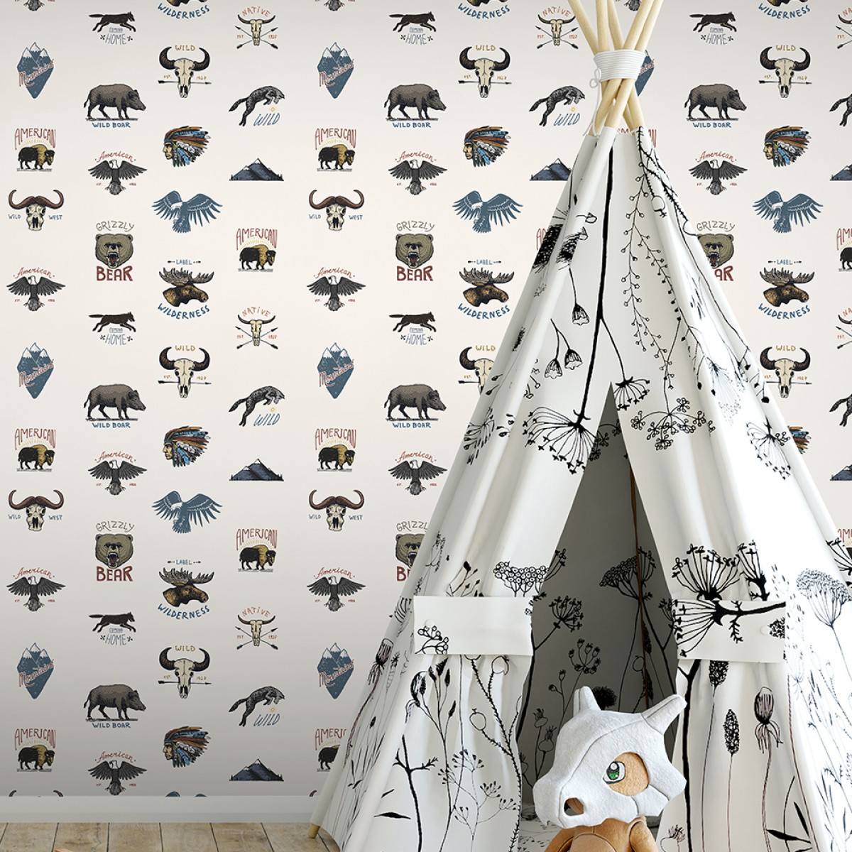 Tapet designer Wild Wild West - Feathr