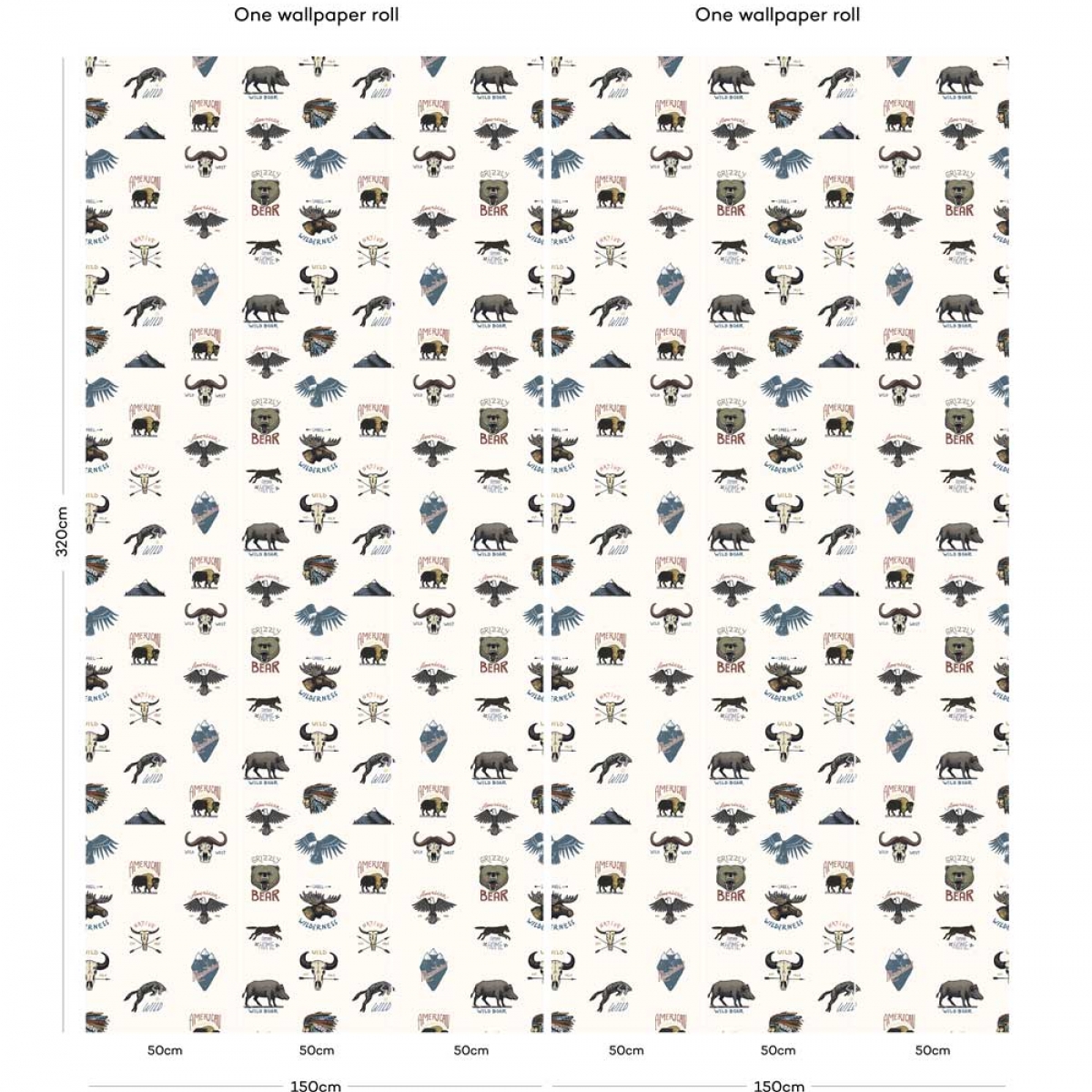 Tapet designer Wild Wild West - Feathr