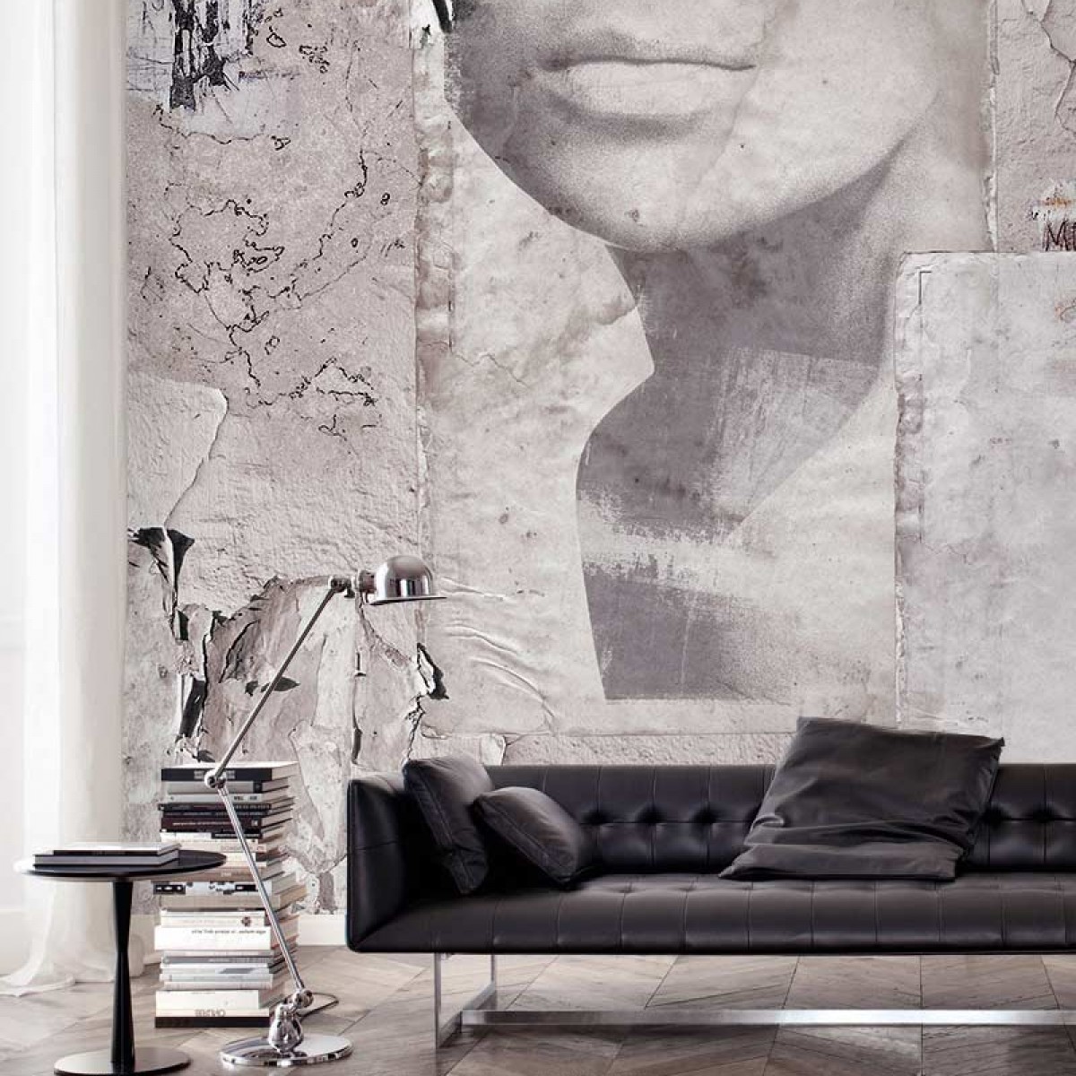 Fototapet contemporan Street Patchwork, personalizat, idea murale