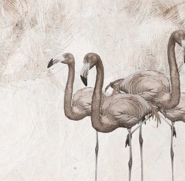 Fototapet contemporan Flamingos, personalizat, Idea Murale