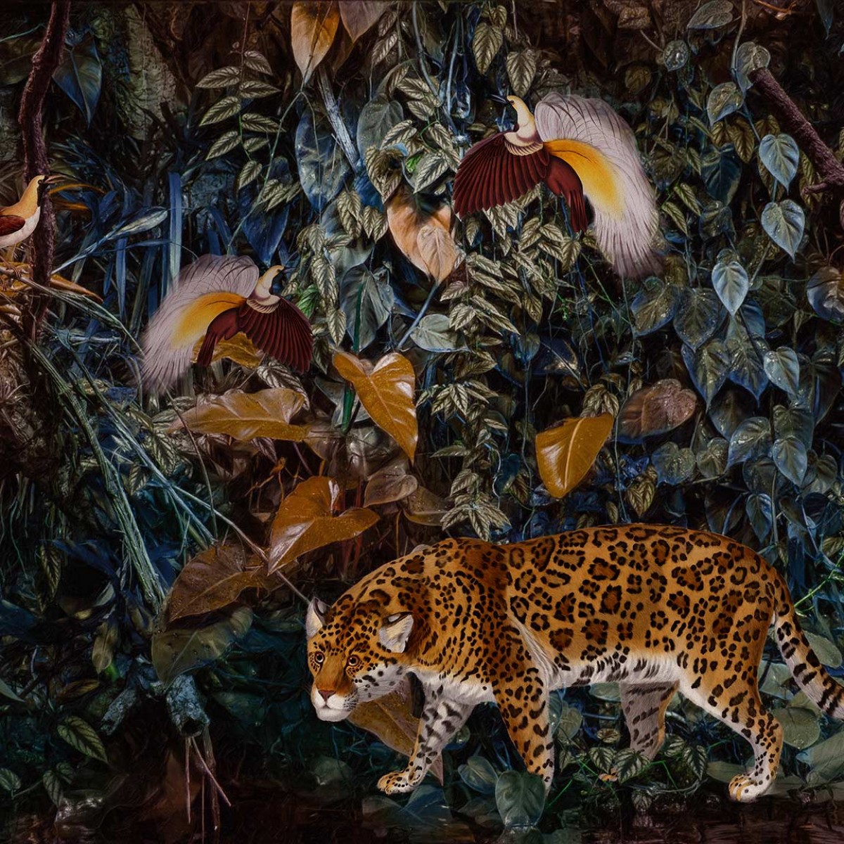 Fototapet contemporan Wild at Heart, personalizat, idea murale