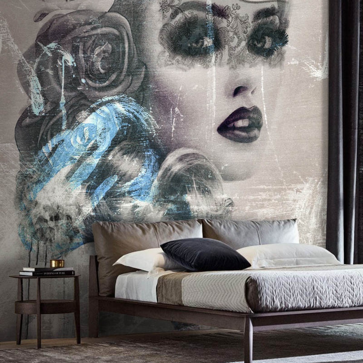 Fototapet contemporan The Longing Eyes, personalizat, idea murale