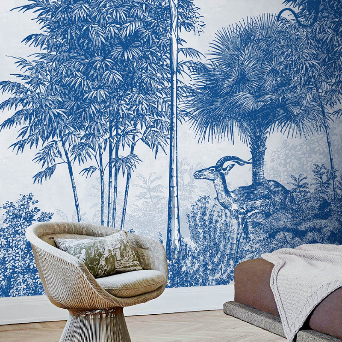 Fototapet contemporan Palmetto, personalizat, idea murale