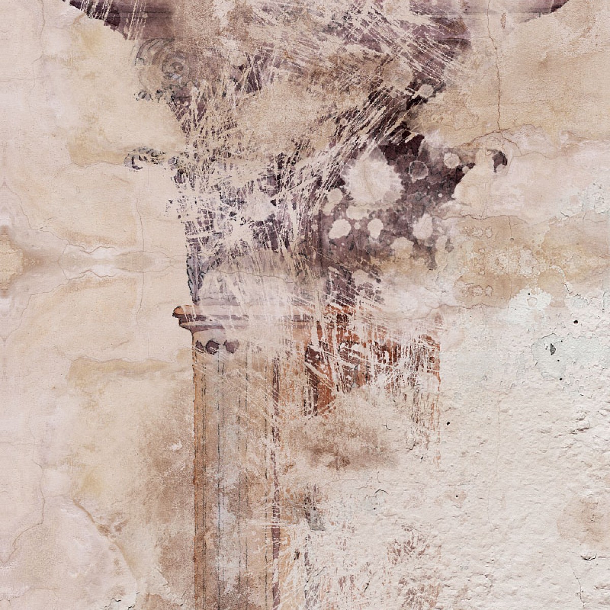 Fototapet contemporan Fresco Antique personalizat, idea murale, Fototapet living, Fototapet