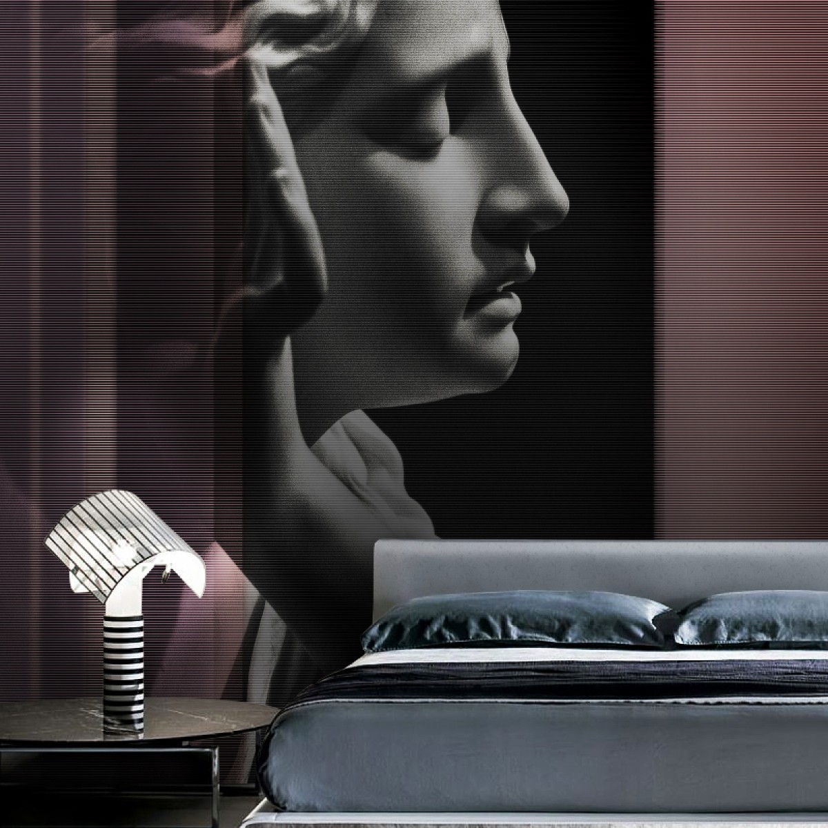 Fototapet contemporan Whisper in the Night, personalizat, idea murale