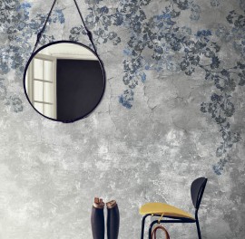 Fototapet contemporan Blossom in Blue, personalizat, idea murale