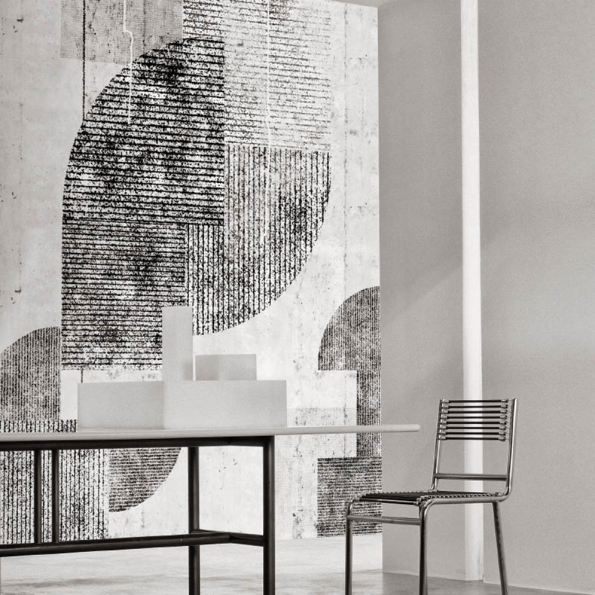 Fototapet contemporan Neo Metropolis III, Light, personalizat, idea murale
