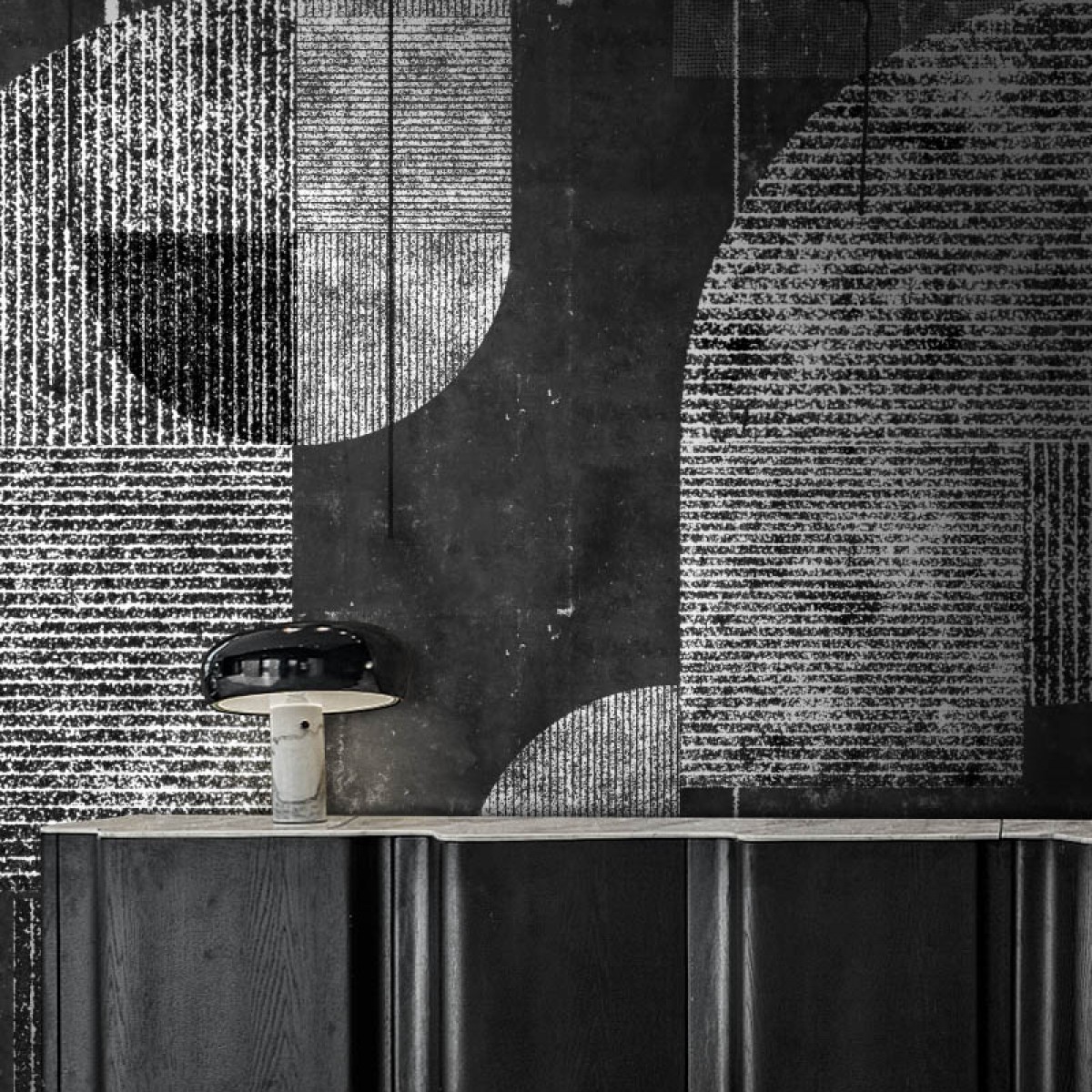 Fototapet contemporan Neo Metropolis III, personalizat, idea murale