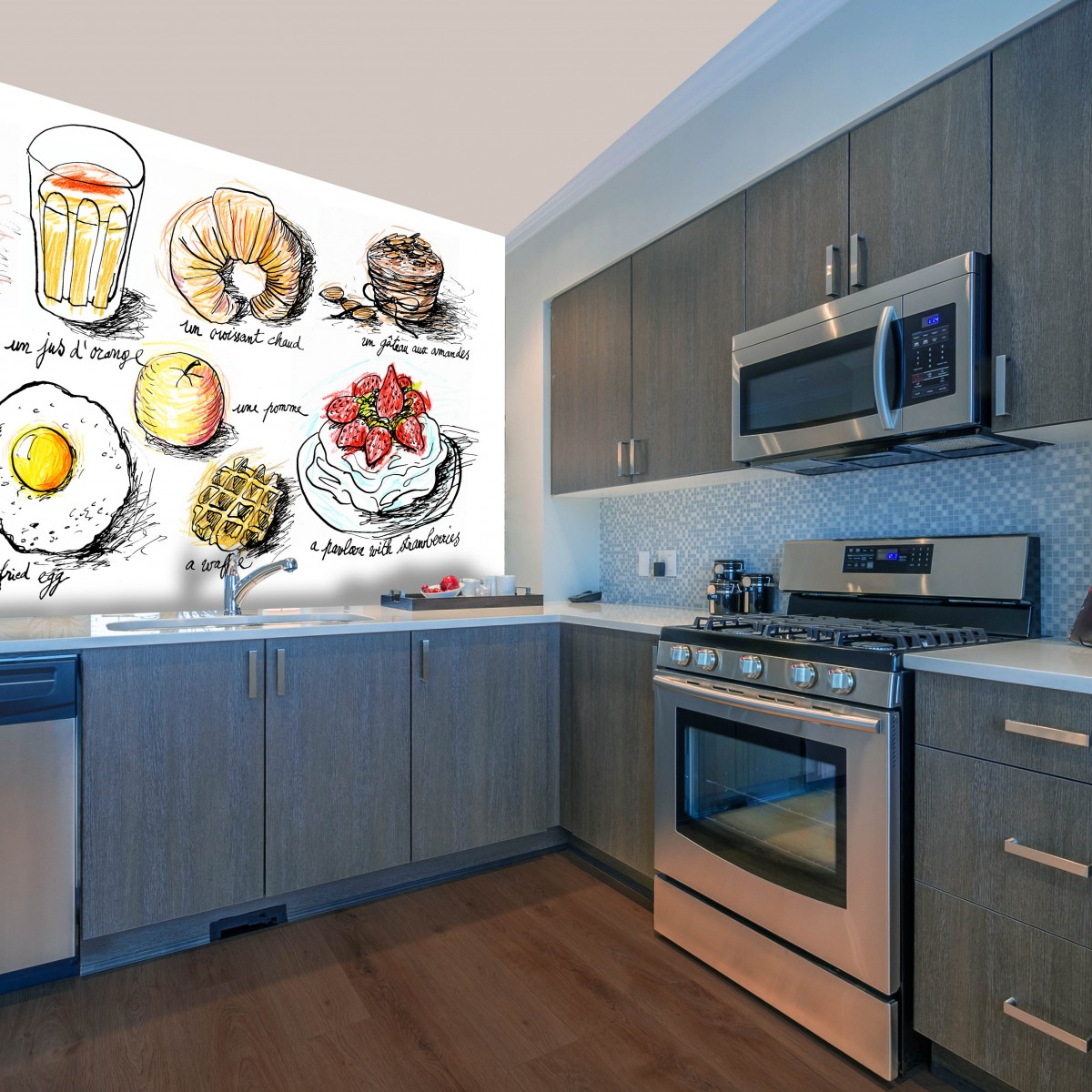 Fototapet Breakfast 2 D192, personalizat, InCreation