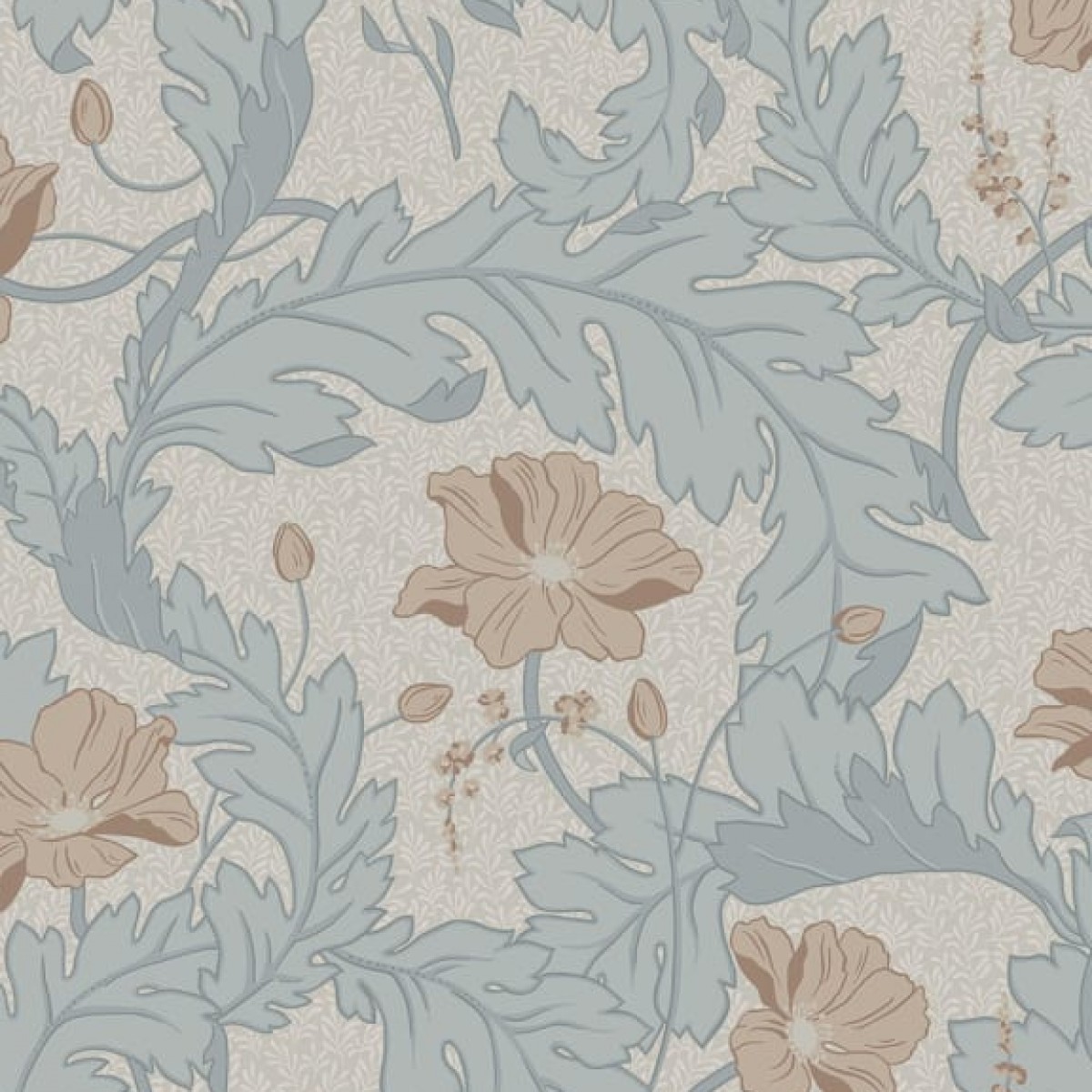 Tapet lavabil Charlotta Sky Blue, Sandberg, 5.3mp / rola, Tapet living