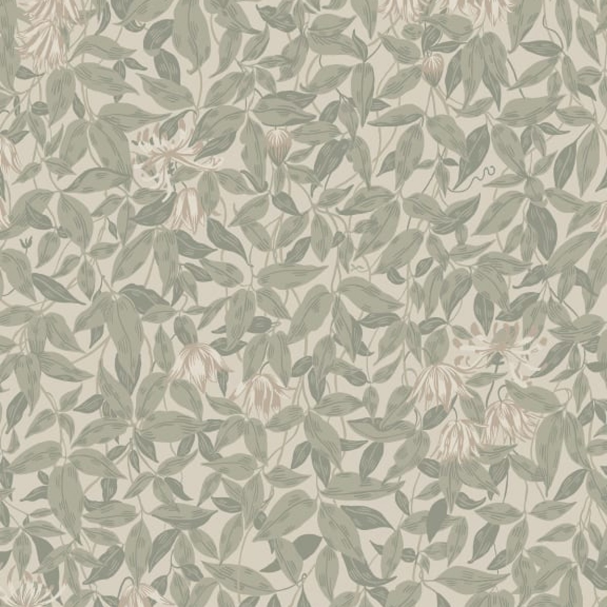Tapet Linnea Garden Green, Sandberg, 5.3mp / rola, Tapet hol