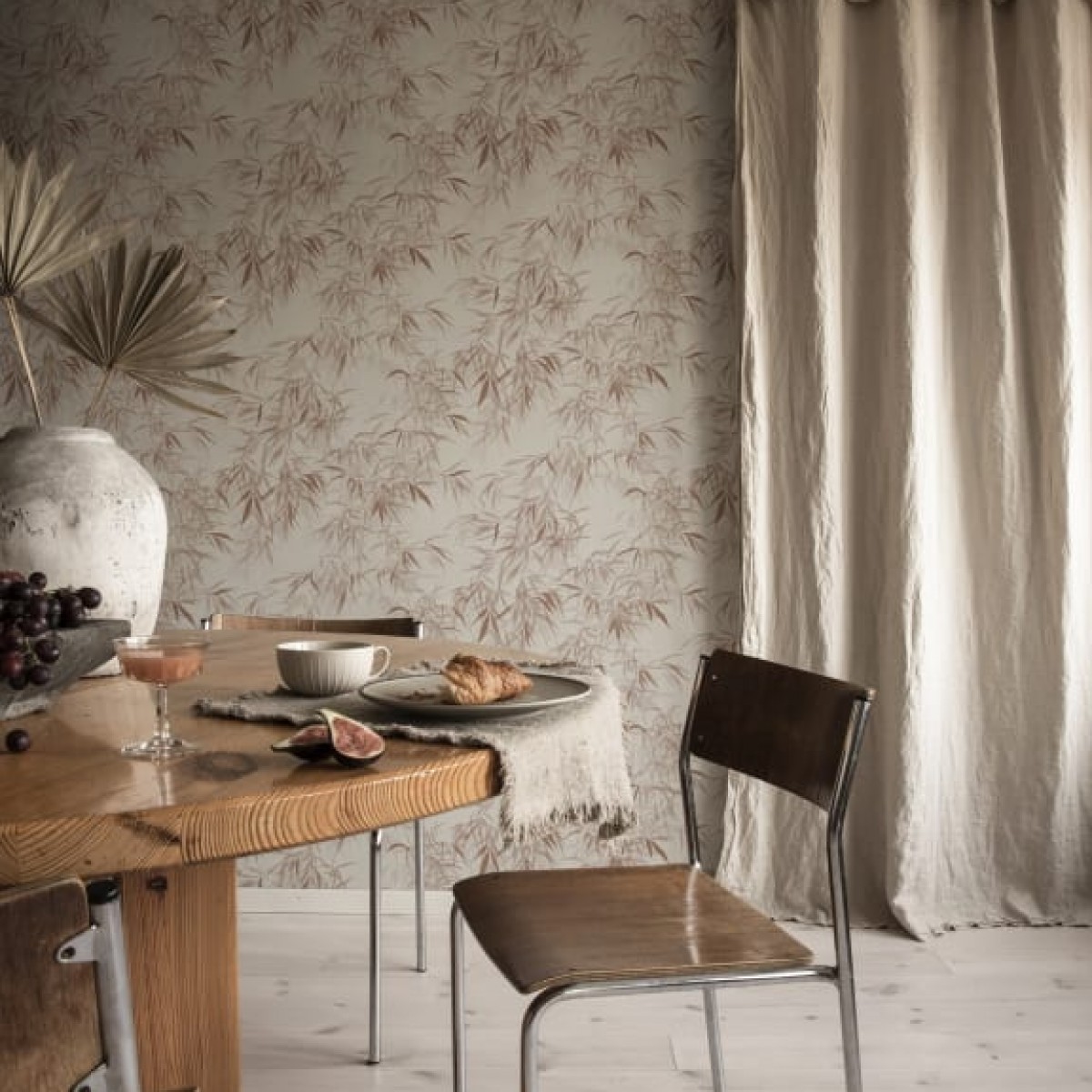 Tapet lavabil Jon Burgundy, Sandberg, 5.3mp / rola, Tapet living