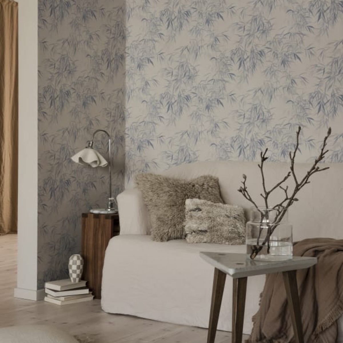 Tapet lavabil Jon Indigo Blue, Sandberg, 5.3mp / rola, Tapet living