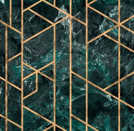 Tapet designer Gramercy Emerald, MINDTHEGAP, 5.2mp / rola