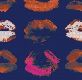 Tapet designer Neon Kiss, Indigo, MINDTHEGAP, 4.68mp / cutie