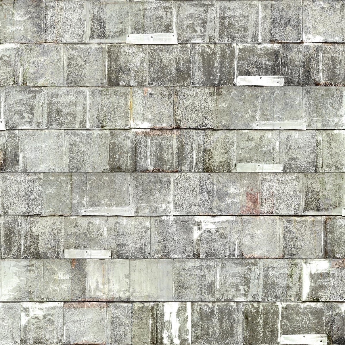 Tapet designer Rusted Metal, White by Piet Hein Eek, NLXL, 4.9mp / rola, Tapet Exclusivist