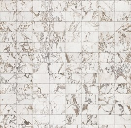 Tapet designer Materials Marble, Tiles 24.4x15.4cm, White by Piet Hein Eek, NLXL, 4.9mp / rola