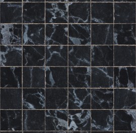Tapet designer Materials Marble, Tiles 8.1x7.7cm, Black by Piet Hein Eek, NLXL, 4.9mp / rola