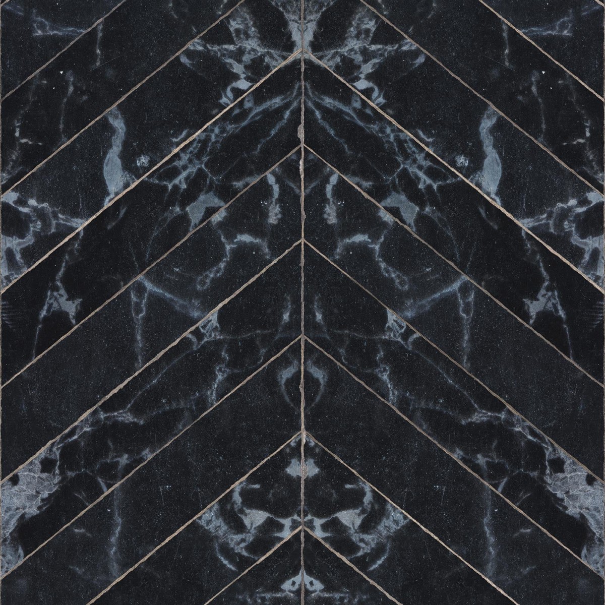 Tapet designer Materials Marble, Herring Bone, Black by Piet Hein Eek, NLXL, 4.9mp / rola, Tapet Exclusivist 