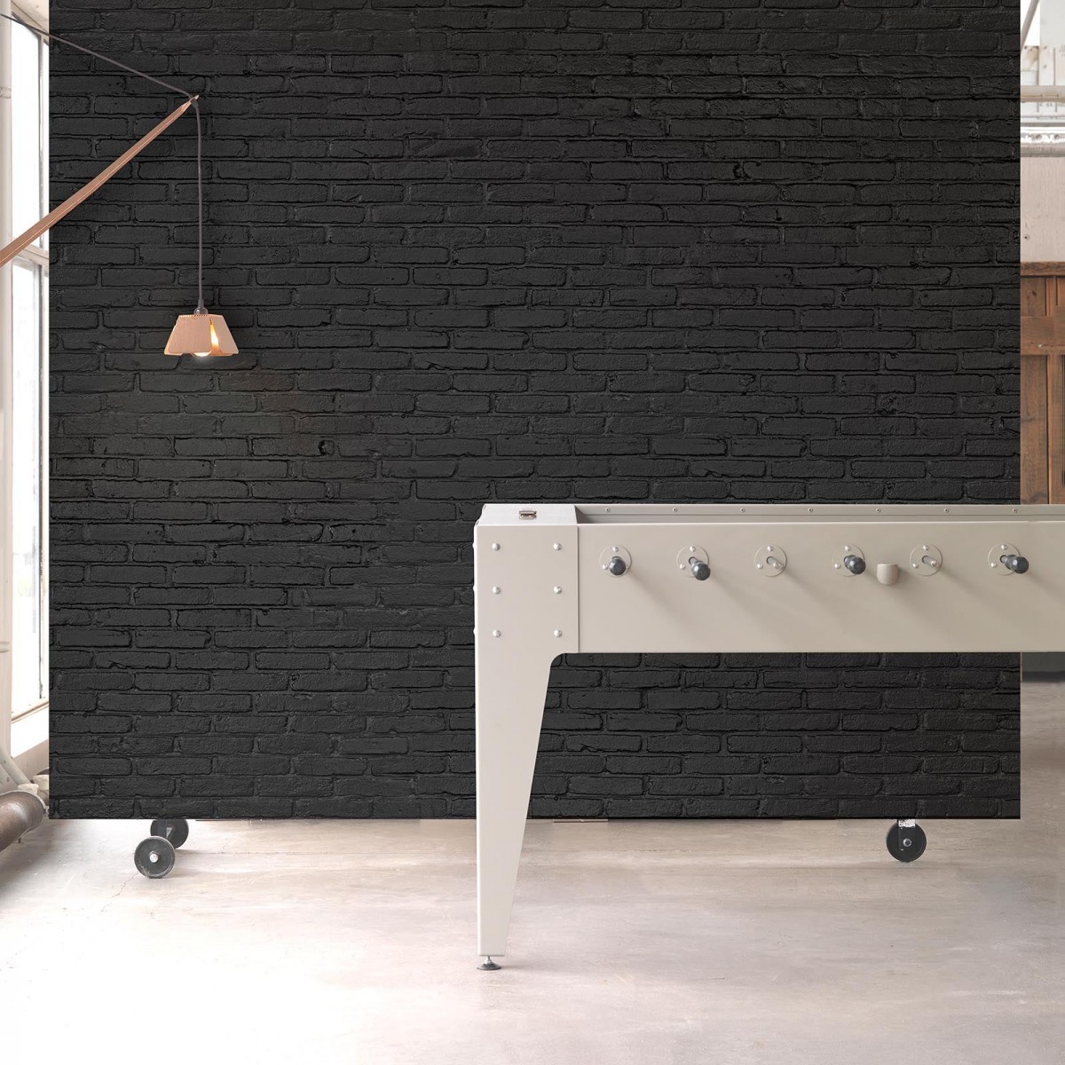 Tapet designer Materials Brick, Black by Piet Hein Eek, NLXL, 4.9mp / rola, Tapet Exclusivist