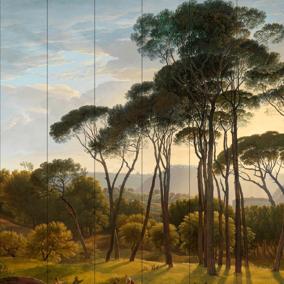 Tapet designer Umbrella Pines by Rijksmuseum, NLXL, 8.4 - 14.46 mp / model, Tapet living