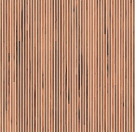Tapet designer Timber Strips Teak on White by Piet Hein Eek, NLXL, 4.9mp / rola