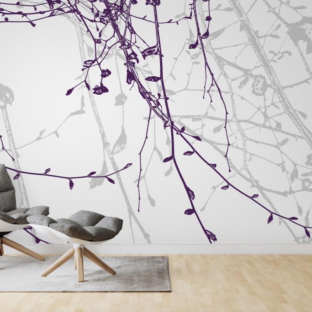Fototapet Spring Beech Midnight, personalizat, Photowall