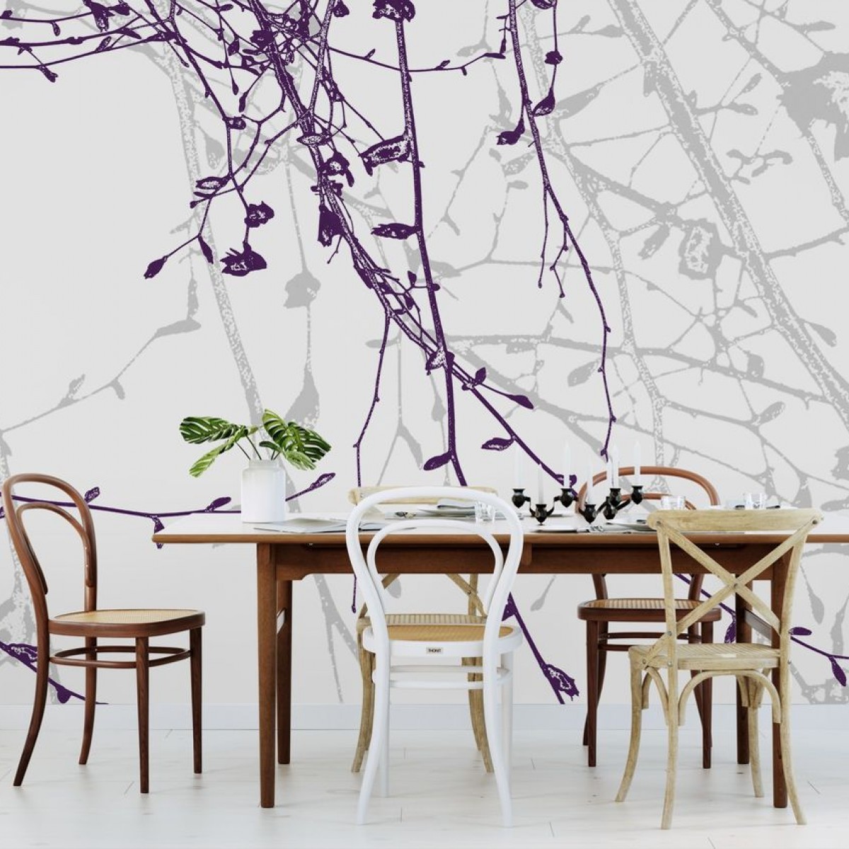 Fototapet Spring Beech Midnight, personalizat, Photowall