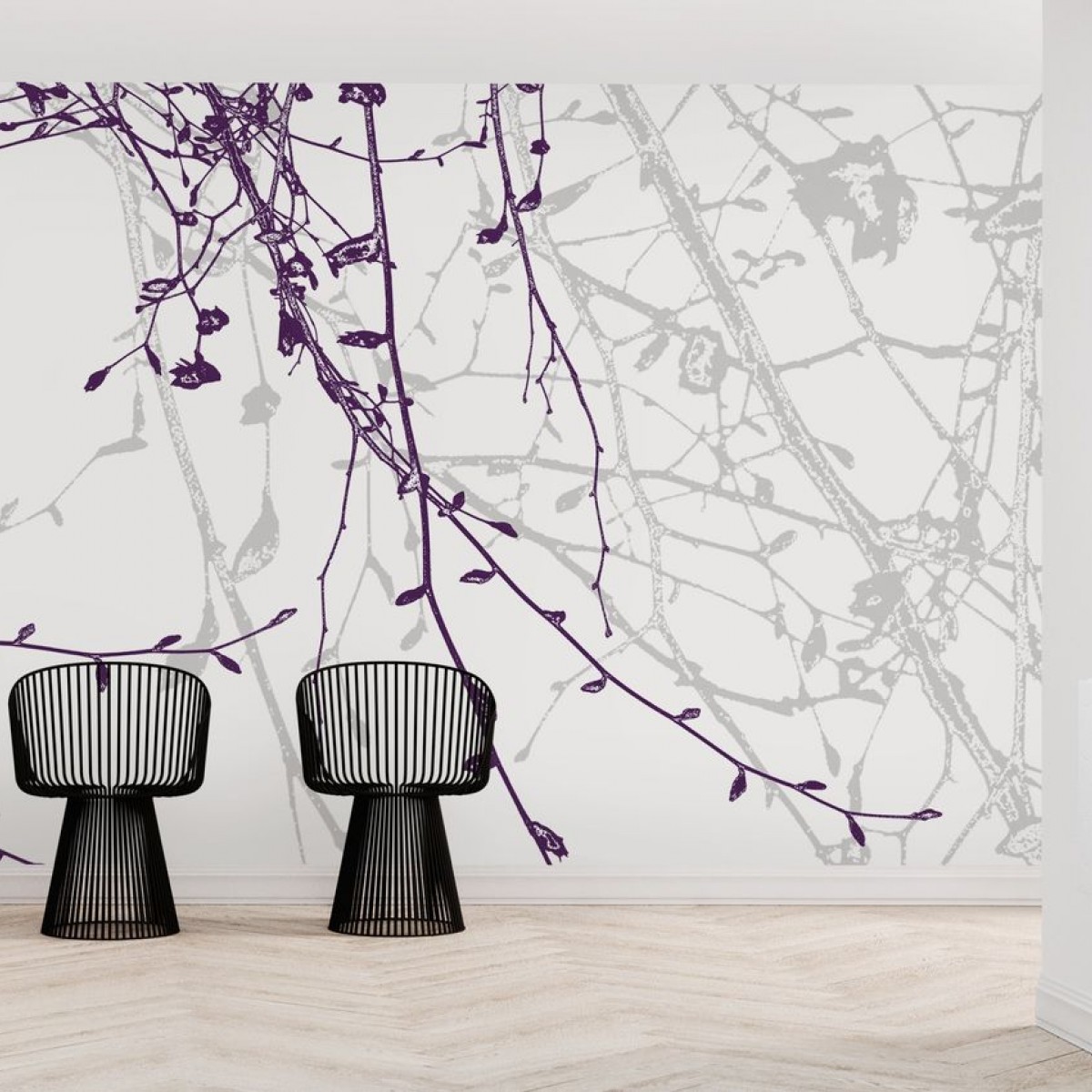 Fototapet Spring Beech Midnight, personalizat, Photowall