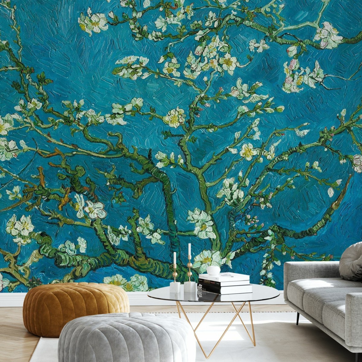 Fototapet Almond Blossom, personalizat, Photowall, Fototapet living, Fototapet