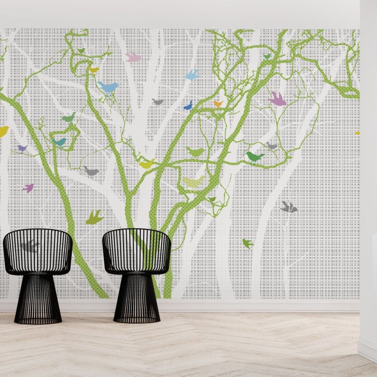 Fototapet Hide and Seek - Spring Green, personalizat, Photowall