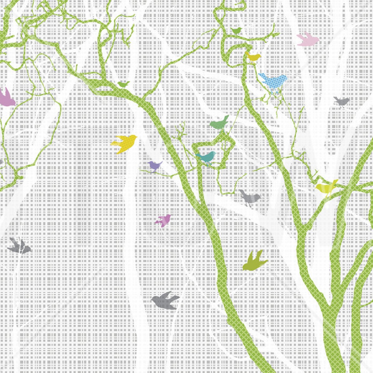 Fototapet Hide and Seek - Spring Green, personalizat, Photowall