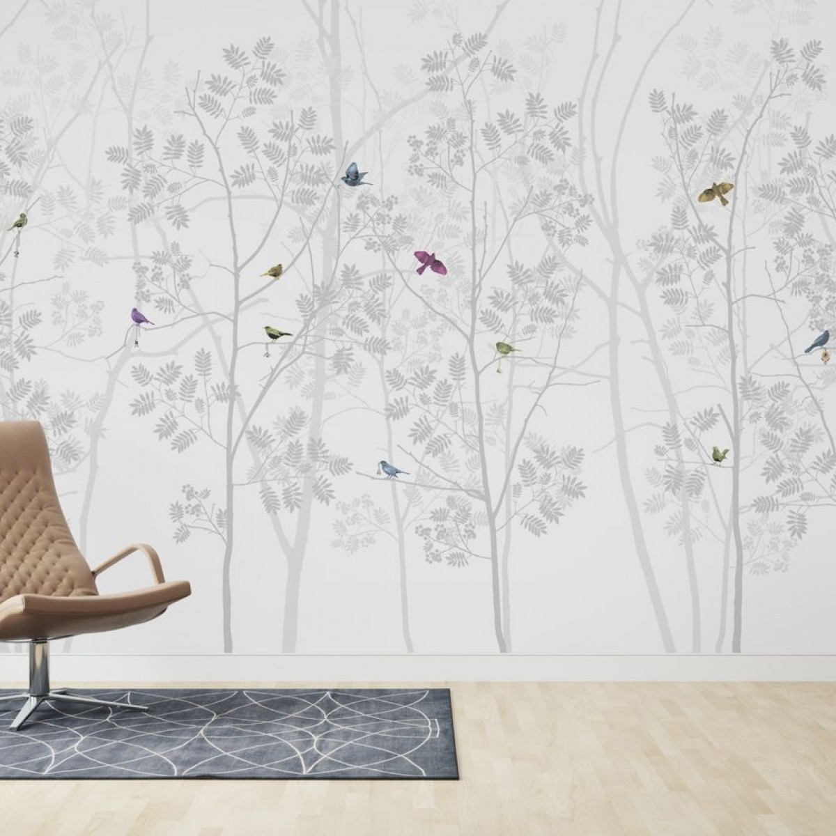 Fototapet Madame de Pompadour-Silver, personalizat, Photowall