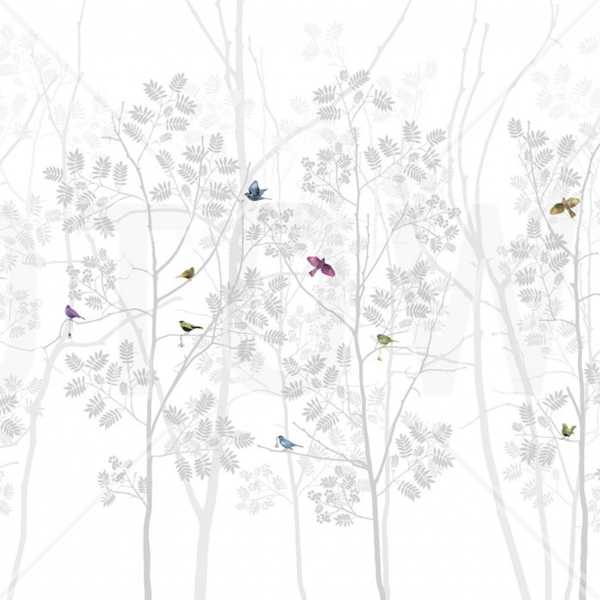 Fototapet Madame de Pompadour-Silver, personalizat, Photowall