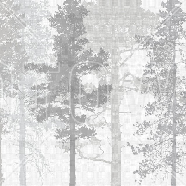 Foto tapet 3D Pădure, Gri, personalizat, Photowall