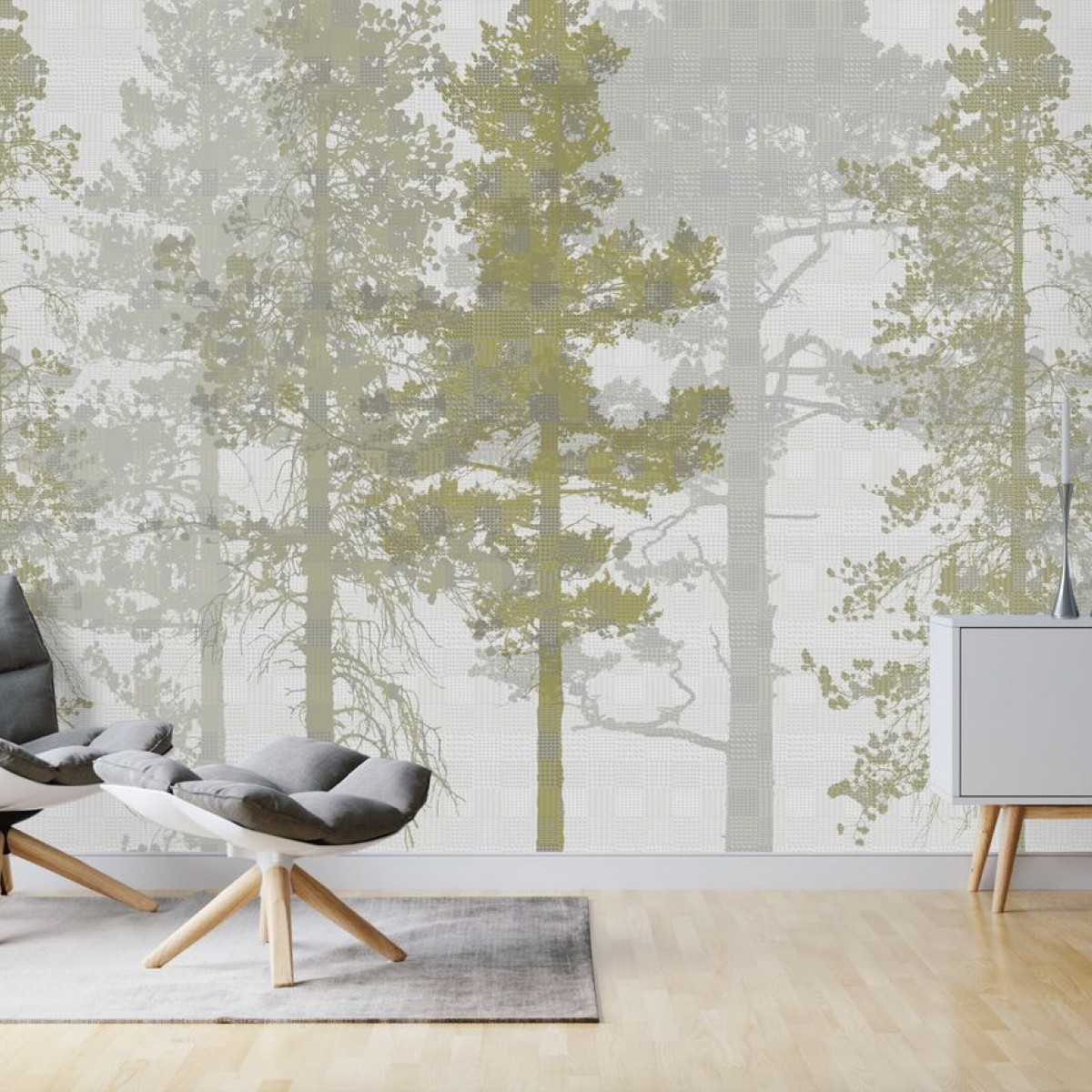 Fototapet Weaving Wood Ochre, personalizat, Photowall