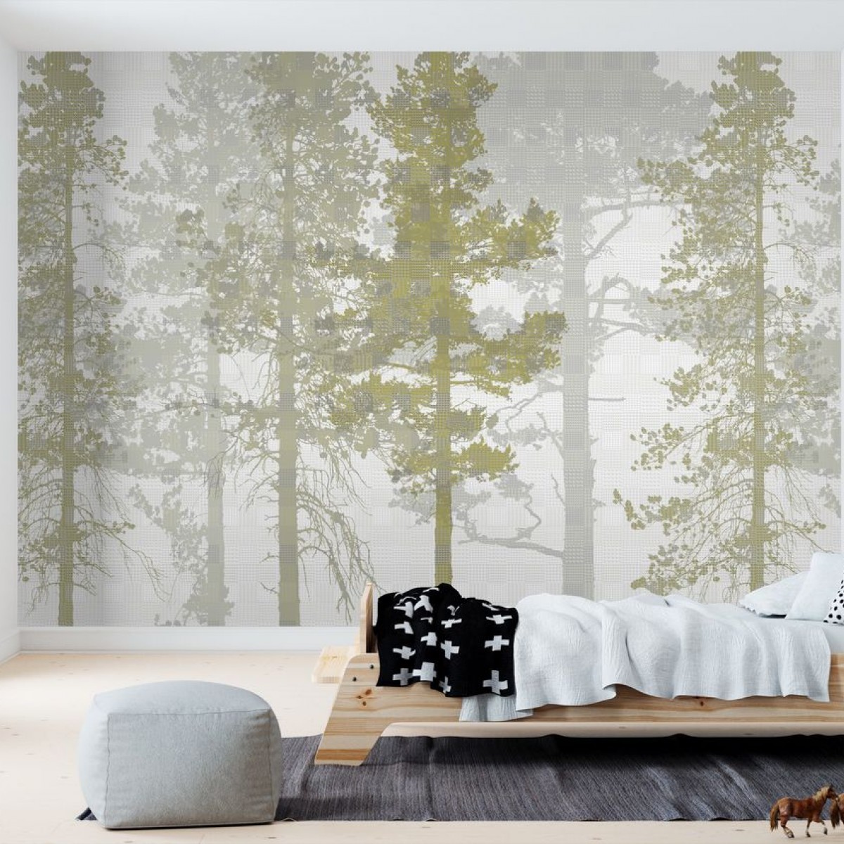Fototapet Weaving Wood Ochre, personalizat, Photowall