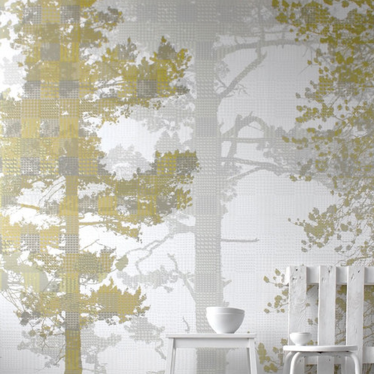 Fototapet Weaving Wood Ochre, personalizat, Photowall