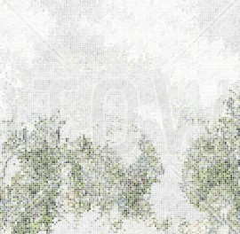 Fototapet Mozaic Pădure - Verde, personalizat, Photowall