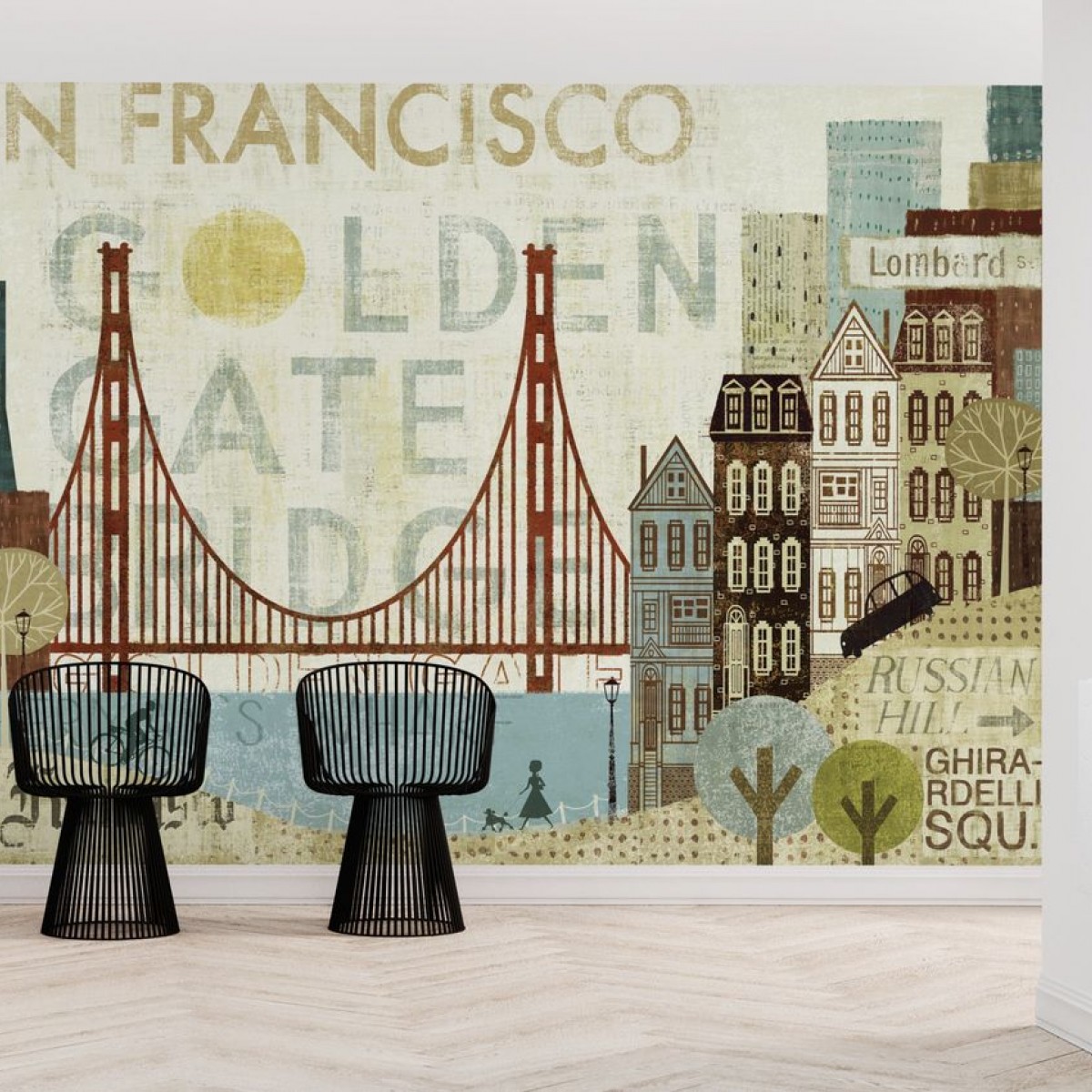 Fototapet Hey San Francisco, personalizat, Photowall
