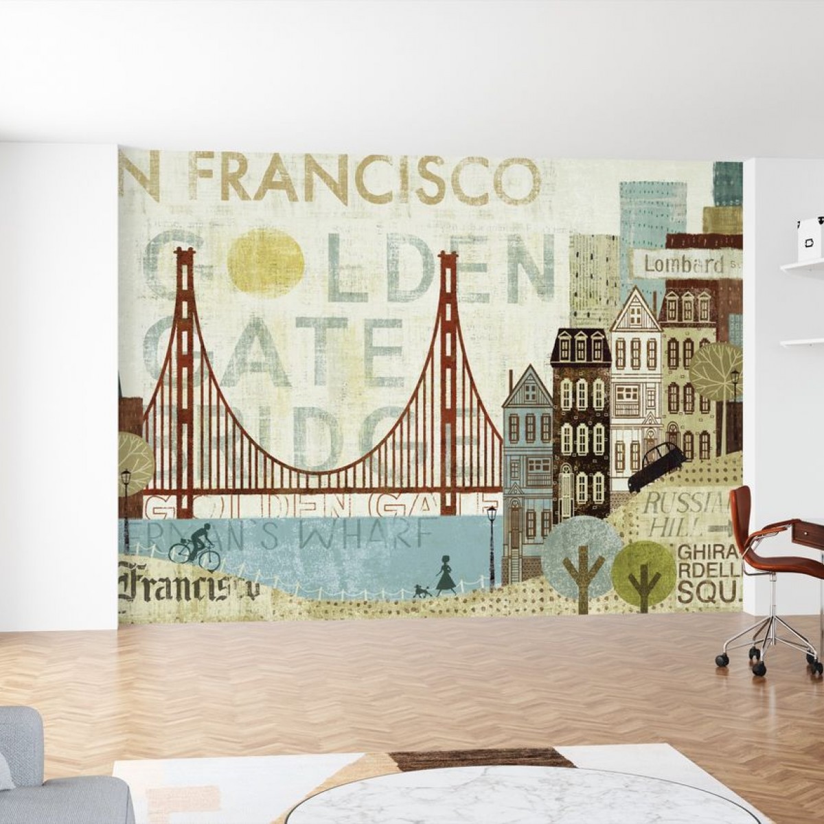 Fototapet Hey San Francisco, personalizat, Photowall