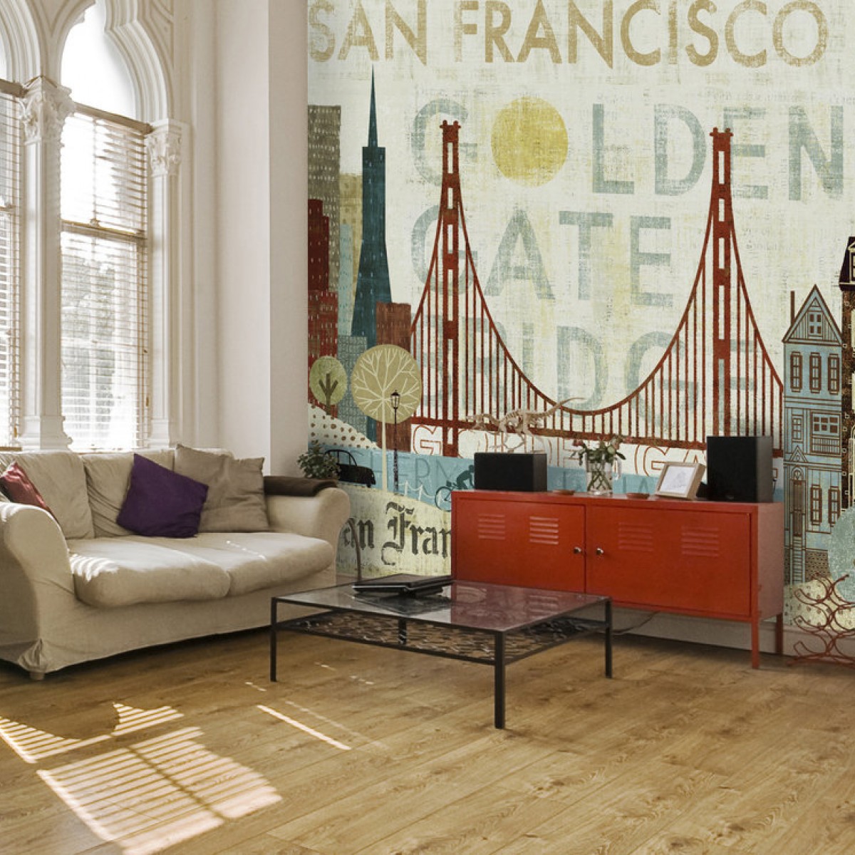 Fototapet Hey San Francisco, personalizat, Photowall