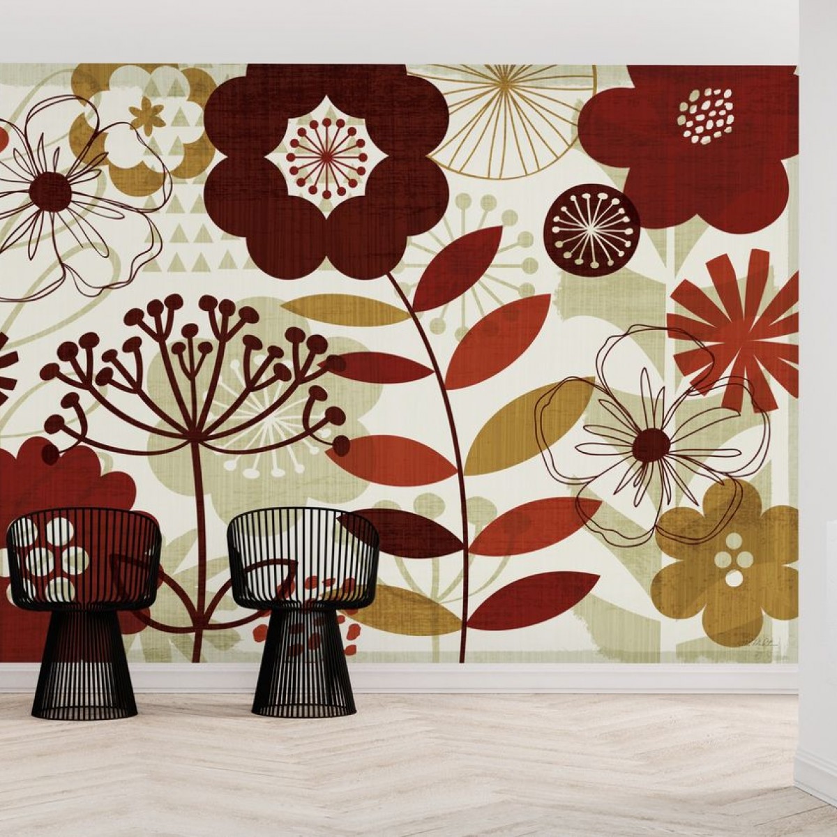 Fototapet Floral Pop I, personalizat, Photowall