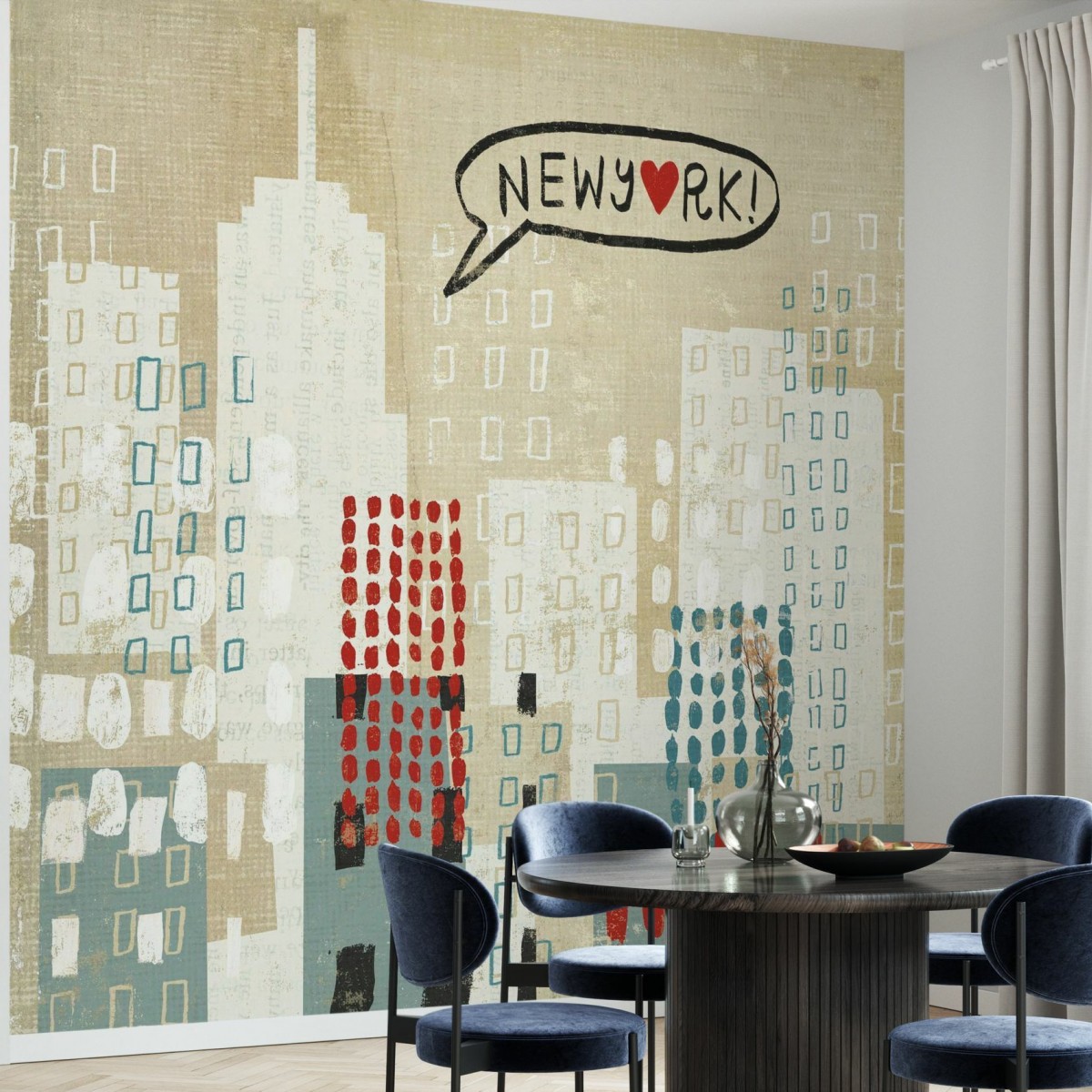 Fototapet NYC Collage, personalizat, Photowall